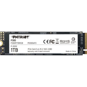 Твърд диск SSD Patriot P300 1TB NVMe M.2 