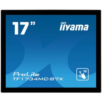 Тъч Монитор IIYAMA TF1734MC-B7X, 17" TN LED Panel, OPEN FRAME, 1280x1024, Projective Capacitive 10 point touch with Anti-Fingerprint coating
